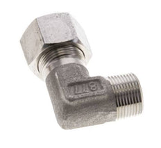 16S & M22x1.5 (con) Stainless Steel Elbow Cutting Fitting with Male Threads 400 bar ISO 8434-1