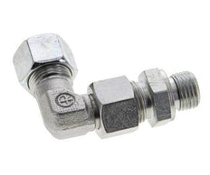 12L & M16x1.5 Zink plated Steel Elbow Cutting Fitting with Male Threads 315 bar Adjustable ISO 8434-1