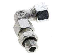 12L & M16x1.5 Zink plated Steel Elbow Cutting Fitting with Male Threads 315 bar Adjustable ISO 8434-1