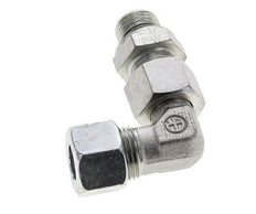 12L & M16x1.5 Zink plated Steel Elbow Cutting Fitting with Male Threads 315 bar Adjustable ISO 8434-1