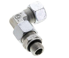 15L & M18x1.5 Zink plated Steel Elbow Cutting Fitting with Male Threads 315 bar Adjustable ISO 8434-1