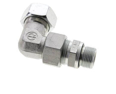 18L & M22x1.5 Zink plated Steel Elbow Cutting Fitting with Male Threads 315 bar Adjustable ISO 8434-1