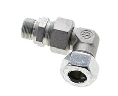 18L & M22x1.5 Zink plated Steel Elbow Cutting Fitting with Male Threads 315 bar Adjustable ISO 8434-1