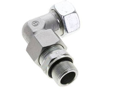 22L & M26x1.5 Zink plated Steel Elbow Cutting Fitting with Male Threads 160 bar Adjustable ISO 8434-1