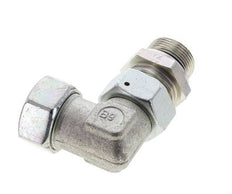 28L & M33x2 Zink plated Steel Elbow Cutting Fitting with Male Threads 160 bar Adjustable ISO 8434-1