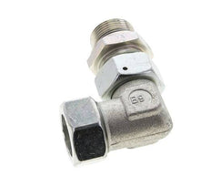 28L & M33x2 Zink plated Steel Elbow Cutting Fitting with Male Threads 160 bar Adjustable ISO 8434-1