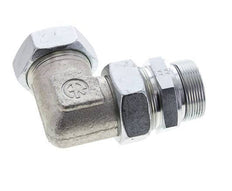 42L & M48x2 Zink plated Steel Elbow Cutting Fitting with Male Threads 160 bar Adjustable ISO 8434-1