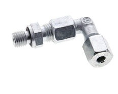 6S & M12x1.5 Zink plated Steel Elbow Cutting Fitting with Male Threads 630 bar Adjustable ISO 8434-1