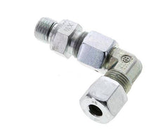 8S & M14x1.5 Zink plated Steel Elbow Cutting Fitting with Male Threads 630 bar Adjustable ISO 8434-1