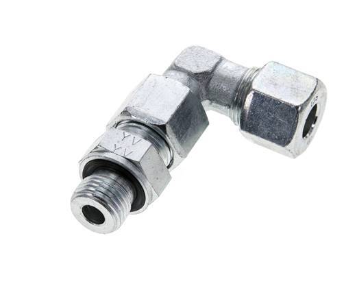 10S & M16x1.5 Zink plated Steel Elbow Cutting Fitting with Male Threads 630 bar Adjustable ISO 8434-1