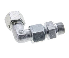 14S & M20x1.5 Zink plated Steel Elbow Cutting Fitting with Male Threads 630 bar Adjustable ISO 8434-1