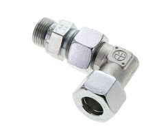 20S & M27x2 Zink plated Steel Elbow Cutting Fitting with Male Threads 400 bar Adjustable ISO 8434-1