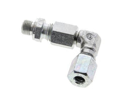 6L & G1/8'' Zink plated Steel Elbow Cutting Fitting with Male Threads 315 bar Adjustable ISO 8434-1
