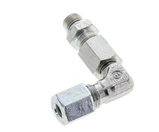 6L & G1/8'' Zink plated Steel Elbow Cutting Fitting with Male Threads 315 bar Adjustable ISO 8434-1