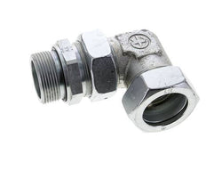 42L & G1-1/2'' Zink plated Steel Elbow Cutting Fitting with Male Threads 160 bar Adjustable ISO 8434-1