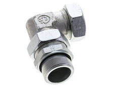 42L & G1-1/2'' Zink plated Steel Elbow Cutting Fitting with Male Threads 160 bar Adjustable ISO 8434-1