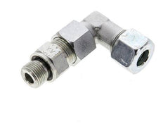 12S & G3/8'' Zink plated Steel Elbow Cutting Fitting with Male Threads 630 bar Adjustable ISO 8434-1