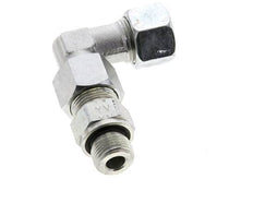 12S & G3/8'' Zink plated Steel Elbow Cutting Fitting with Male Threads 630 bar Adjustable ISO 8434-1