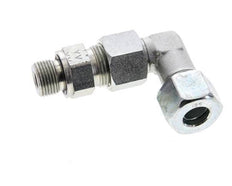12S & G3/8'' Zink plated Steel Elbow Cutting Fitting with Male Threads 630 bar Adjustable ISO 8434-1