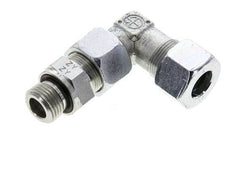 16S & G1/2'' Zink plated Steel Elbow Cutting Fitting with Male Threads 400 bar Adjustable ISO 8434-1