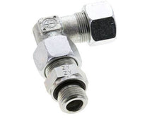 16S & G1/2'' Zink plated Steel Elbow Cutting Fitting with Male Threads 400 bar Adjustable ISO 8434-1