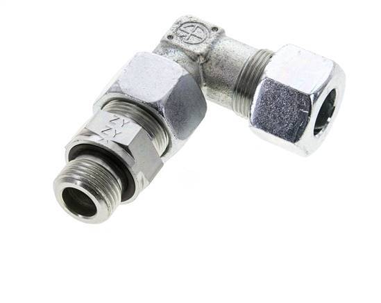 16S & G1/2'' Zink plated Steel Elbow Cutting Fitting with Male Threads 400 bar Adjustable ISO 8434-1