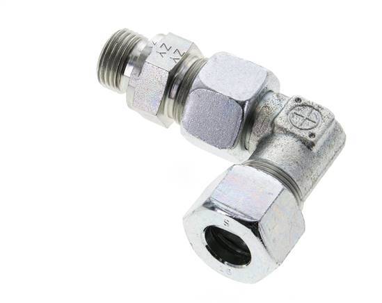 16S & G1/2'' Zink plated Steel Elbow Cutting Fitting with Male Threads 400 bar Adjustable ISO 8434-1