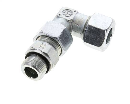 20S & G3/4'' Zink plated Steel Elbow Cutting Fitting with Male Threads 400 bar Adjustable ISO 8434-1