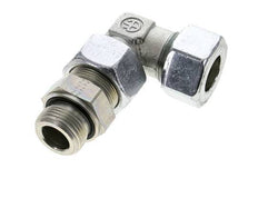 25S & G1'' Zink plated Steel Elbow Cutting Fitting with Male Threads 400 bar Adjustable ISO 8434-1