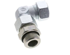 30S & G1-1/4'' Zink plated Steel Elbow Cutting Fitting with Male Threads 400 bar Adjustable ISO 8434-1