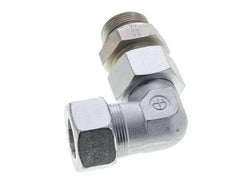 30S & G1-1/4'' Zink plated Steel Elbow Cutting Fitting with Male Threads 400 bar Adjustable ISO 8434-1