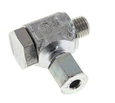 5LL & M8x1 Verzinkter Stahl Drehgelenk-Schneidfitting mit Außengewinde 100 bar Drehbar ISO 8434-1