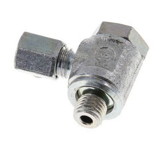 5LL & M8x1 Verzinkter Stahl Drehgelenk-Schneidfitting mit Außengewinde 100 bar Drehbar ISO 8434-1