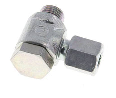 6LL & M10x1 Verzinkter Stahl Drehgelenk-Schneidfitting mit Außengewinde 100 bar Drehbar ISO 8434-1