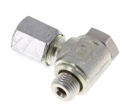 6L & M10x1 Verzinkter Stahl-Drehgelenk-Schneidfitting mit Außengewinde 250 bar Drehbar ISO 8434-1