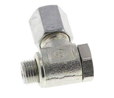 6L & M10x1 Verzinkter Stahl-Drehgelenk-Schneidfitting mit Außengewinde 250 bar Drehbar ISO 8434-1