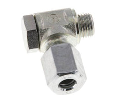 6L & M10x1 Verzinkter Stahl-Drehgelenk-Schneidfitting mit Außengewinde 250 bar Drehbar ISO 8434-1