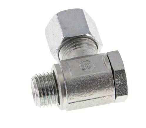 10L & M14x1,5 Verzinkter Stahl Drehgelenk-Schneidfitting mit Außengewinde 250 bar Drehbar ISO 8434-1