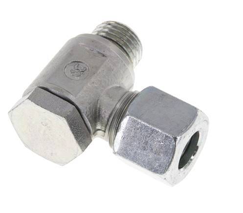 10L & M14x1,5 Verzinkter Stahl Drehgelenk-Schneidfitting mit Außengewinde 250 bar Drehbar ISO 8434-1