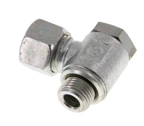 12L & M16x1,5 Verzinkter Stahl Drehgelenk-Schneidfitting mit Außengewinde 250 bar Drehbar ISO 8434-1