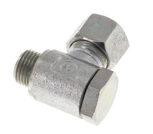 12L & M16x1,5 Verzinkter Stahl Drehgelenk-Schneidfitting mit Außengewinde 250 bar Drehbar ISO 8434-1
