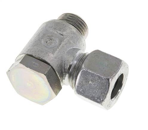 12L & M16x1,5 Verzinkter Stahl Drehgelenk-Schneidfitting mit Außengewinde 250 bar Drehbar ISO 8434-1