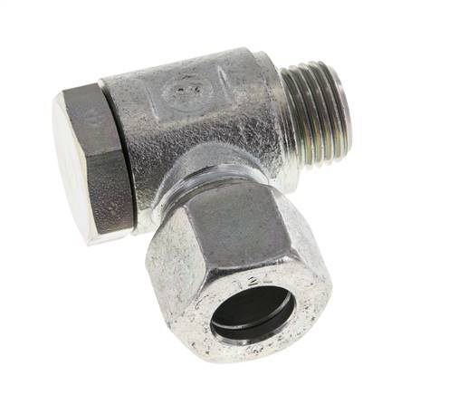 12L & M16x1,5 Verzinkter Stahl Drehgelenk-Schneidfitting mit Außengewinde 250 bar Drehbar ISO 8434-1