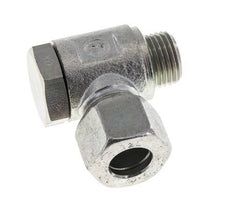 12L & M16x1,5 Verzinkter Stahl Drehgelenk-Schneidfitting mit Außengewinde 250 bar Drehbar ISO 8434-1