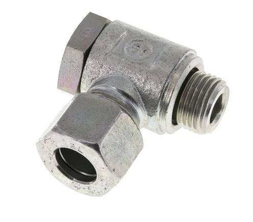 12L & M16x1,5 Verzinkter Stahl Drehgelenk-Schneidfitting mit Außengewinde 250 bar Drehbar ISO 8434-1