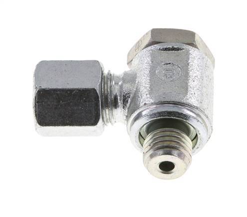 6S & M12x1,5 Verzinkter Stahl-Drehgelenk-Schneidfitting mit Außengewinde 250 bar Drehbar ISO 8434-1