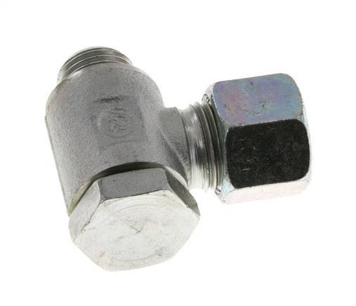 10S & M16x1,5 Verzinkter Stahl Drehgelenk-Schneidfitting mit Außengewinde 250 bar Drehbar ISO 8434-1