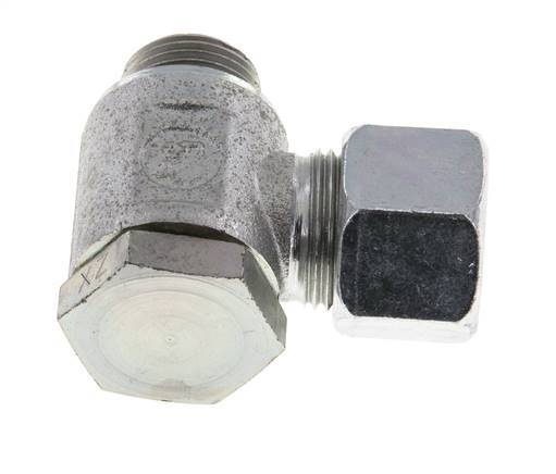 12S & M18x1,5 Verzinkter Stahl Drehgelenk-Schneidfitting mit Außengewinde 250 bar Drehbar ISO 8434-1