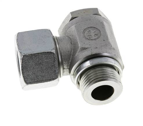 20S & M27x2 Verzinkter Stahl-Drehgelenk-Schneidfitting mit Außengewinde 160 bar Drehbar ISO 8434-1