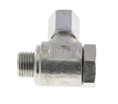 4LL & G1/8'' Verzinkter Stahl-Drehgelenk-Schneidfitting mit Außengewinde 100 bar Drehbar ISO 8434-1